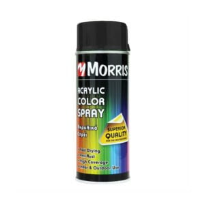 Morris Σπρέι Βαφής Ακρυλικό RAL9005 Μαύρο Ματ 400ml - 28528