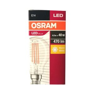 Osram Λάμπα Led Γλόμπος Ε-14 4W Διάφανο - 39866