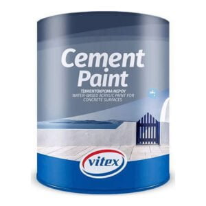 Vitex Cement Paint Ακρυλικό Τσιμεντόχρωμα Νερού 3L Λευκό