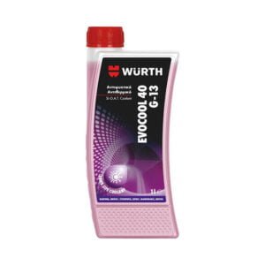 Wurth Evocool 40 G13 Long Life Αντιψυκτικό-Αντιθερμικό Υγρό 1L - 5861113001