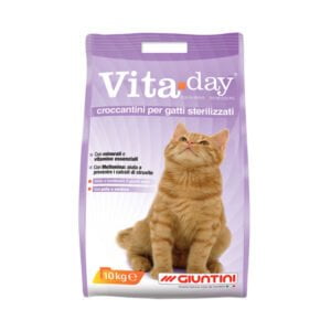 Giuntini Γατοτροφή Vita Day Croccantini Sterilized 10kg