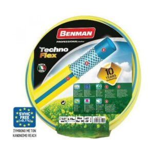 Benman TechnoFlex Λάστιχο Ποτίσματος 1/2 inch x 15m – 77150