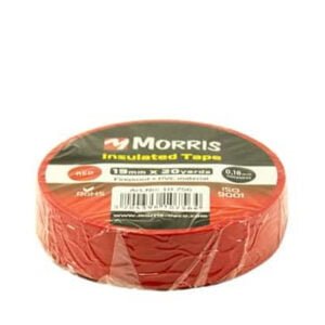 Morris Μονωτική Ταινία 19mm x 20m Κόκκινο - 10756