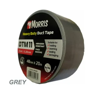 Morris DT11 Αυτοκόλλητη Υφασμάτινη Ταινία Γκρι 48mm x 20m - 39923